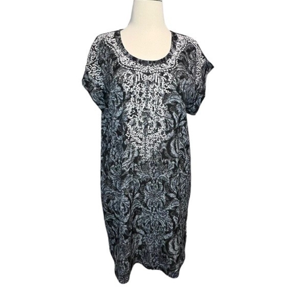 NWT H&M New Icons Model Line Daphne Groeneveld Floral Mini Tunic Dress Size 8